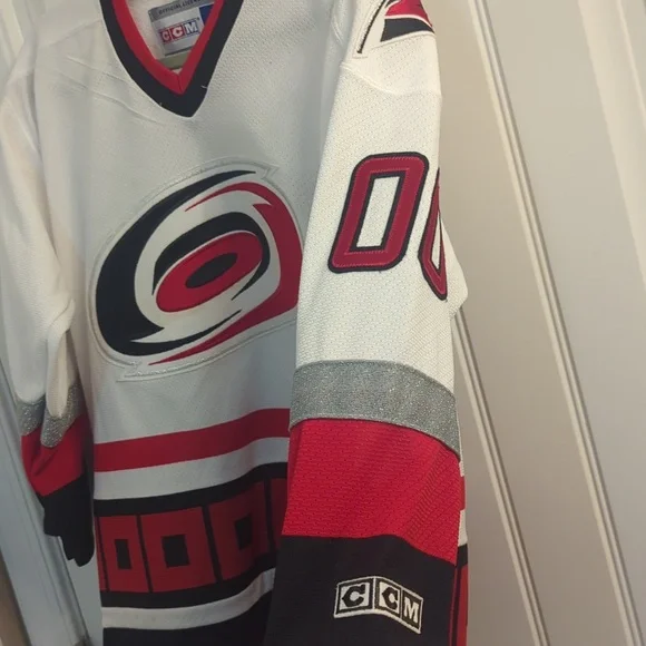 CCM Authentic Alexis Carolina Hurricanes Youth Jersey